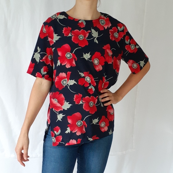 Vintage floral blouse - Picture 2 of 7